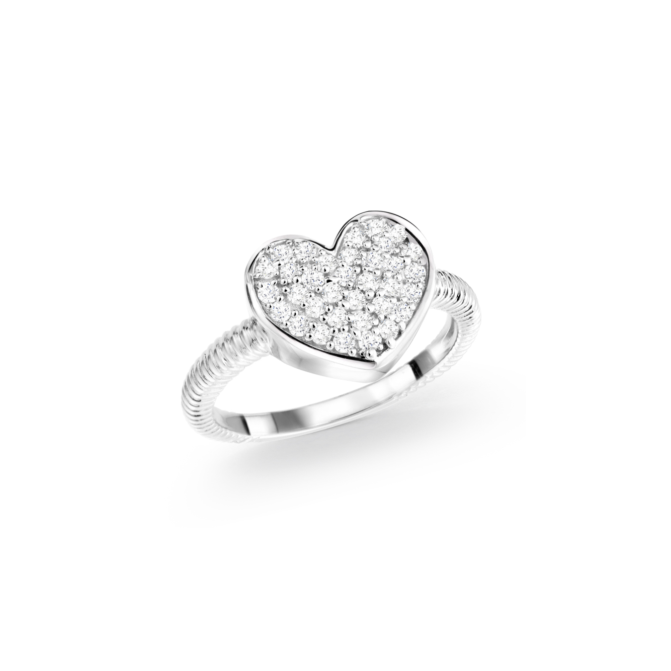 PAVÉ HEART RING