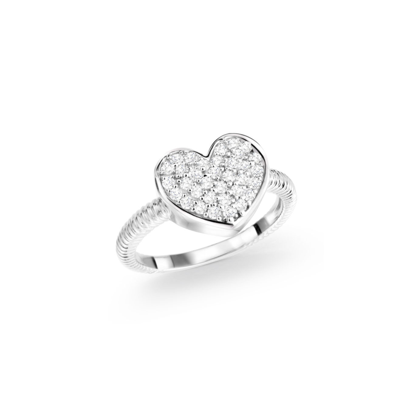 PAVÉ HEART RING