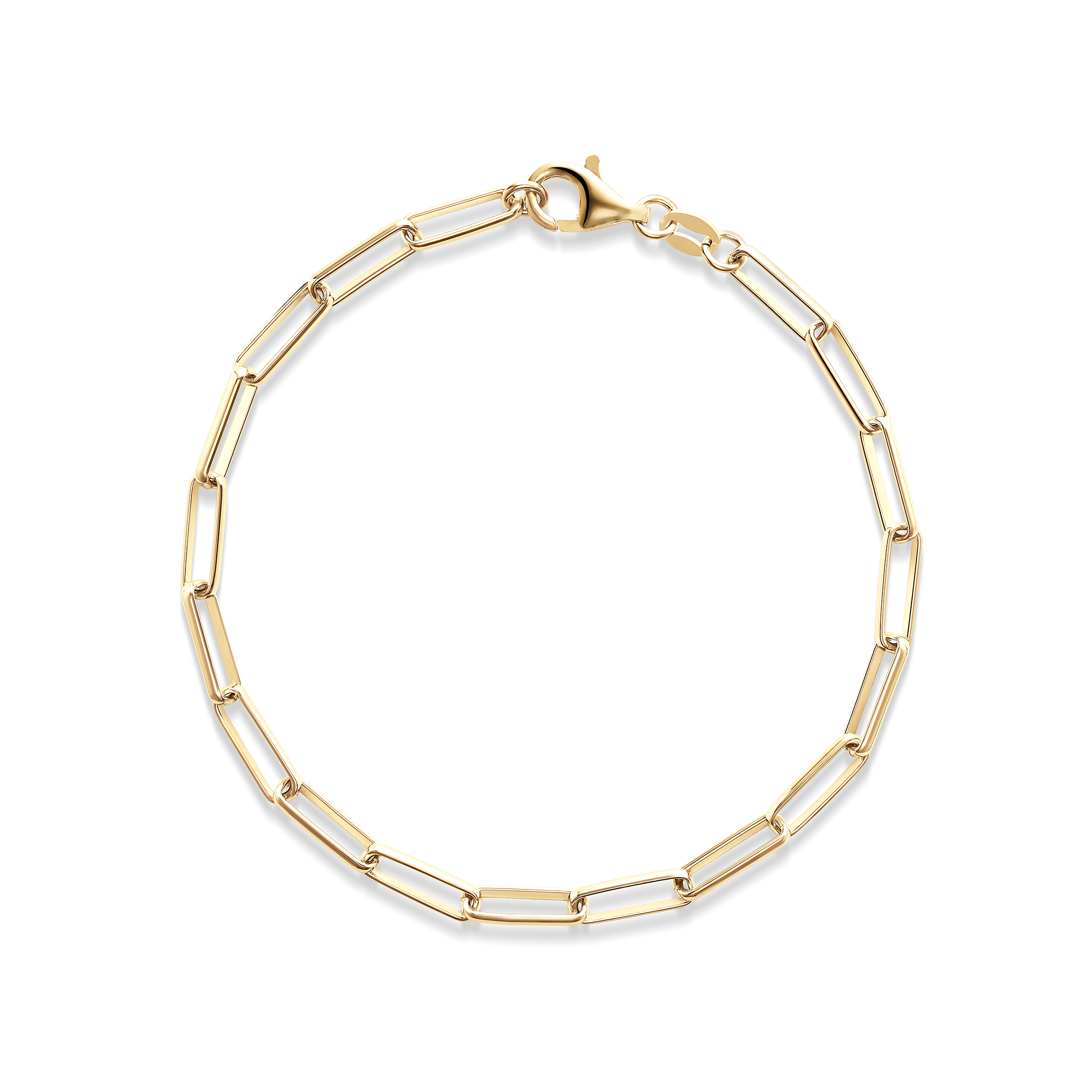PAPER CLIP CHAIN BRACELET