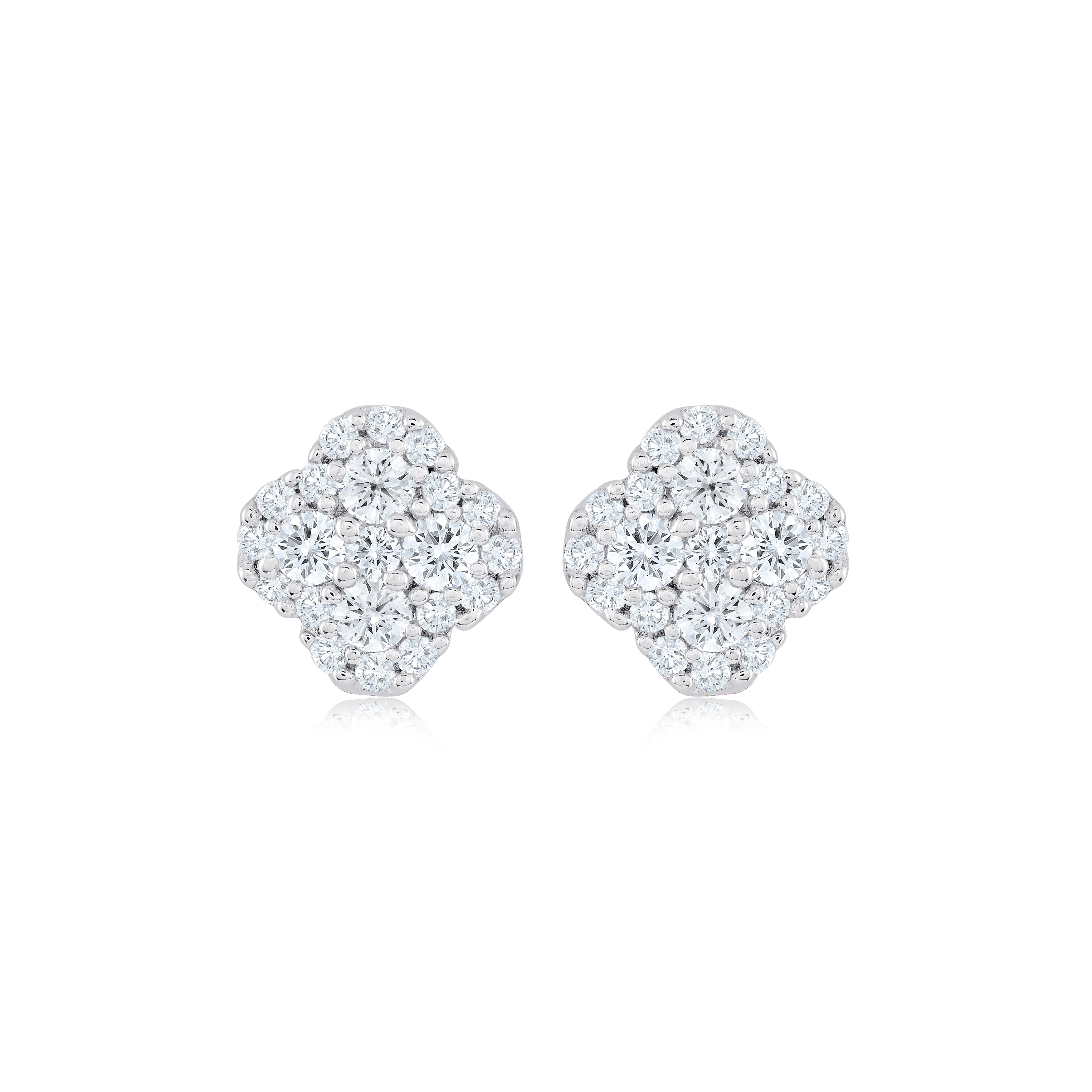 CLOVER STUDS, MEDIUM