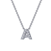 LETTER A PENDANT NECKLACE