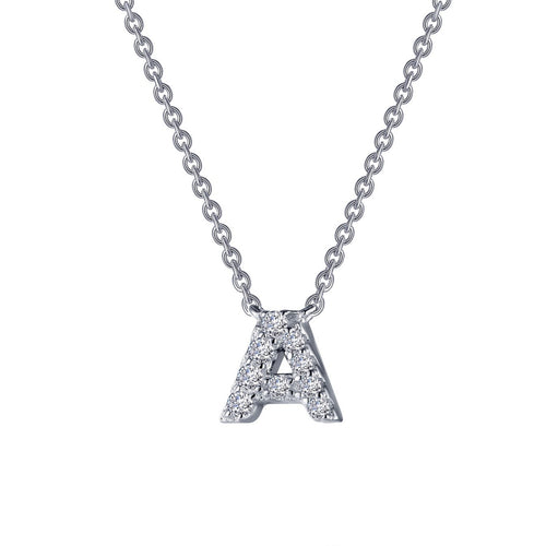 LETTER A PENDANT NECKLACE