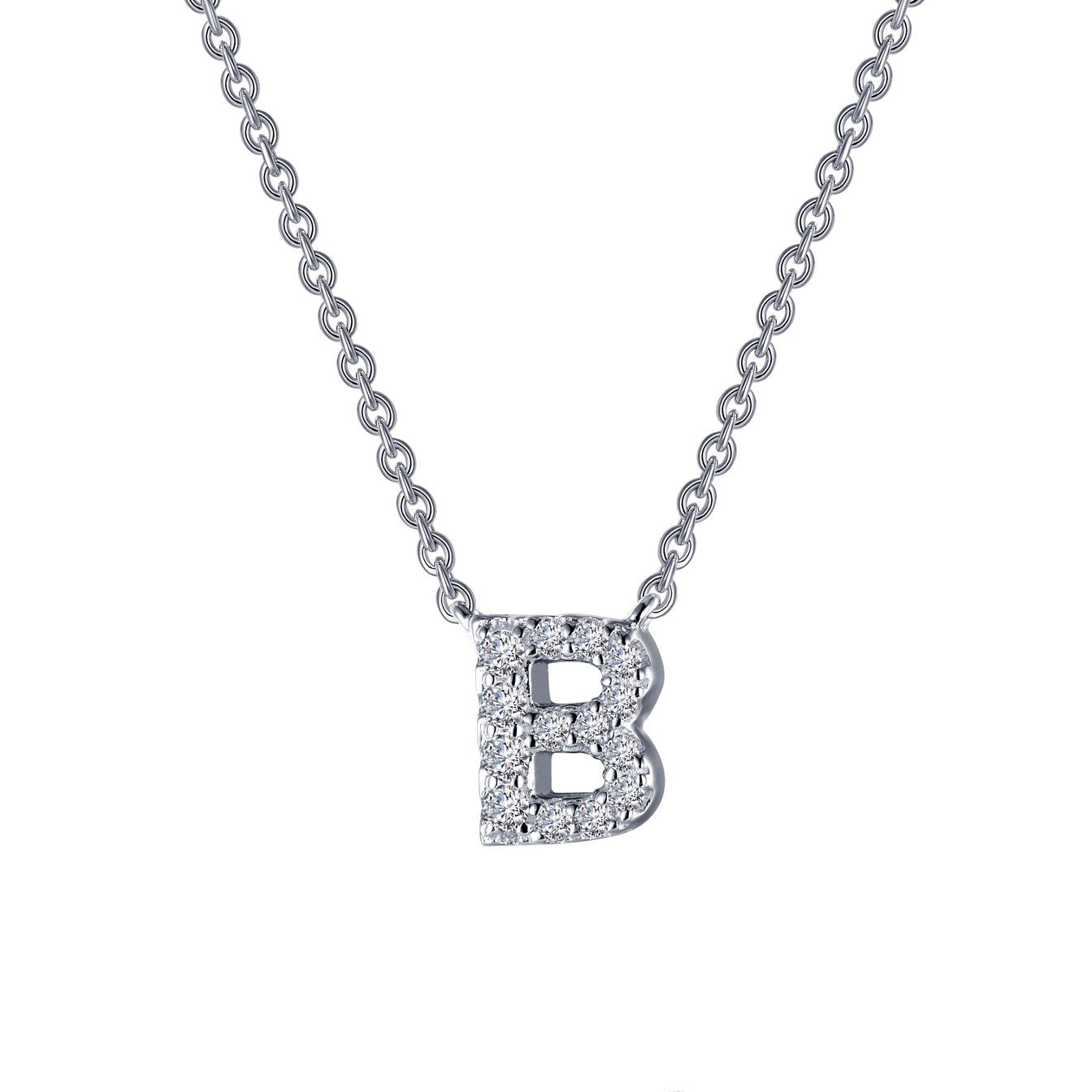 LETTER B PENDANT NECKLACE