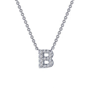 LETTER B PENDANT NECKLACE