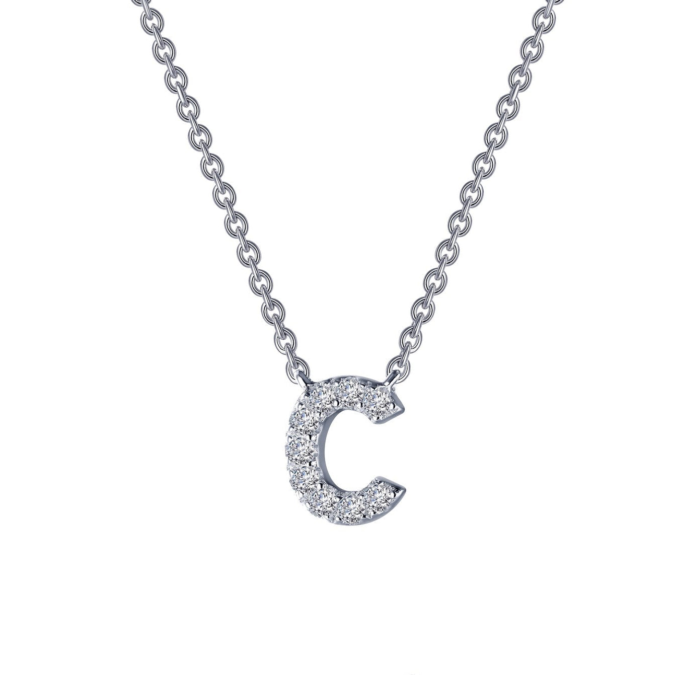 LETTER C PENDANT NECKLACE
