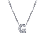 LETTER G PENDANT NECKLACE