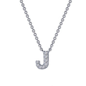 LETTER J PENDANT NECKLACE