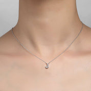 LETTER J PENDANT NECKLACE