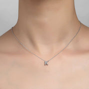 LETTER K PENDANT NECKLACE