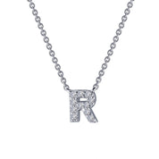LETTER R PENDANT NECKLACE