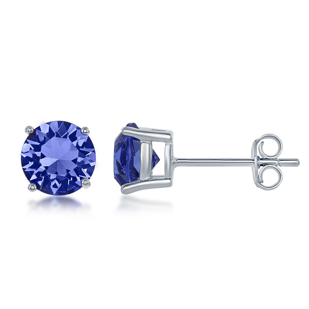 SEPTEMBER BIRTHSTONE SWAROVSKI STUD EARRINGS