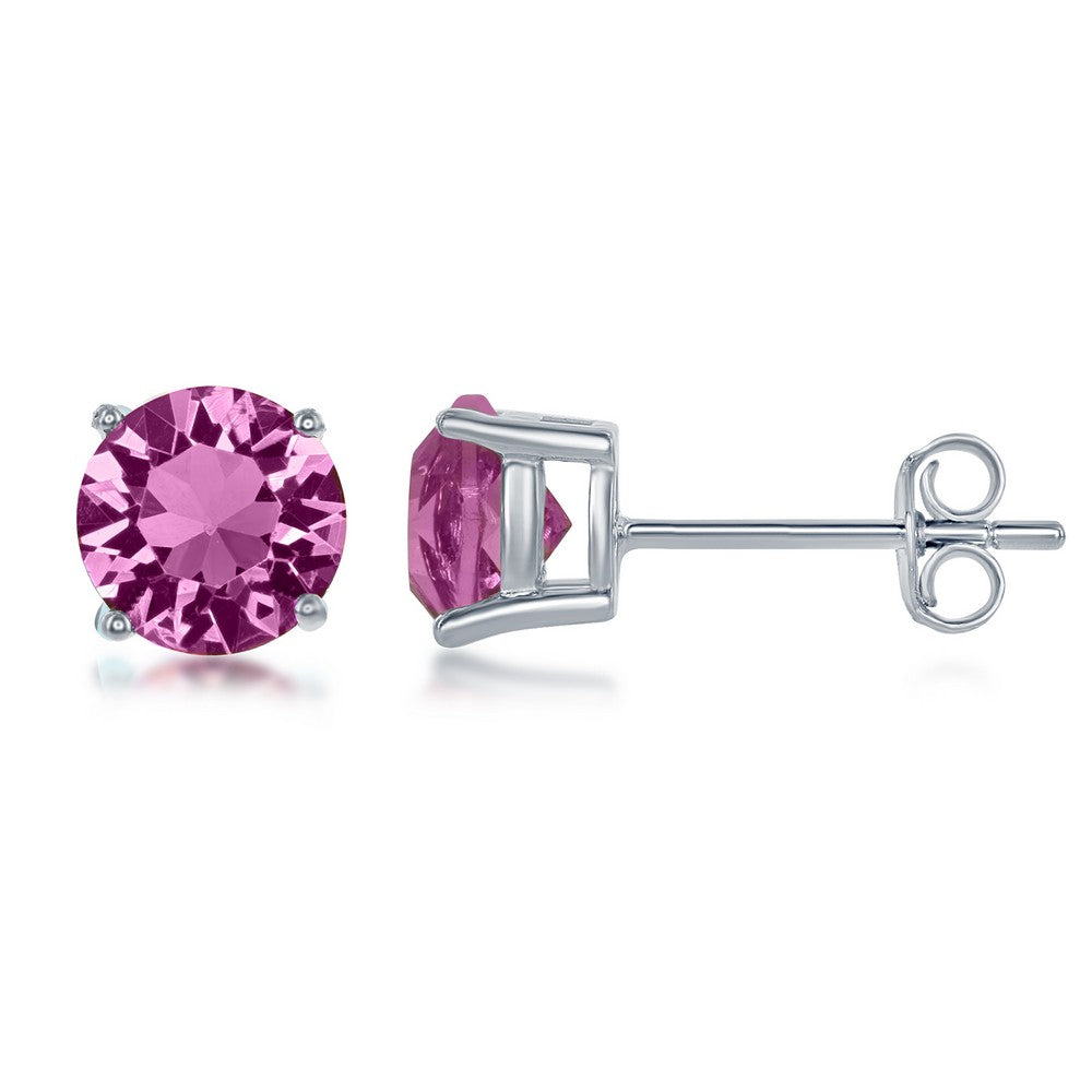OCTOBER BIRTHSTONE SWAROVSKI STUD EARRINGS