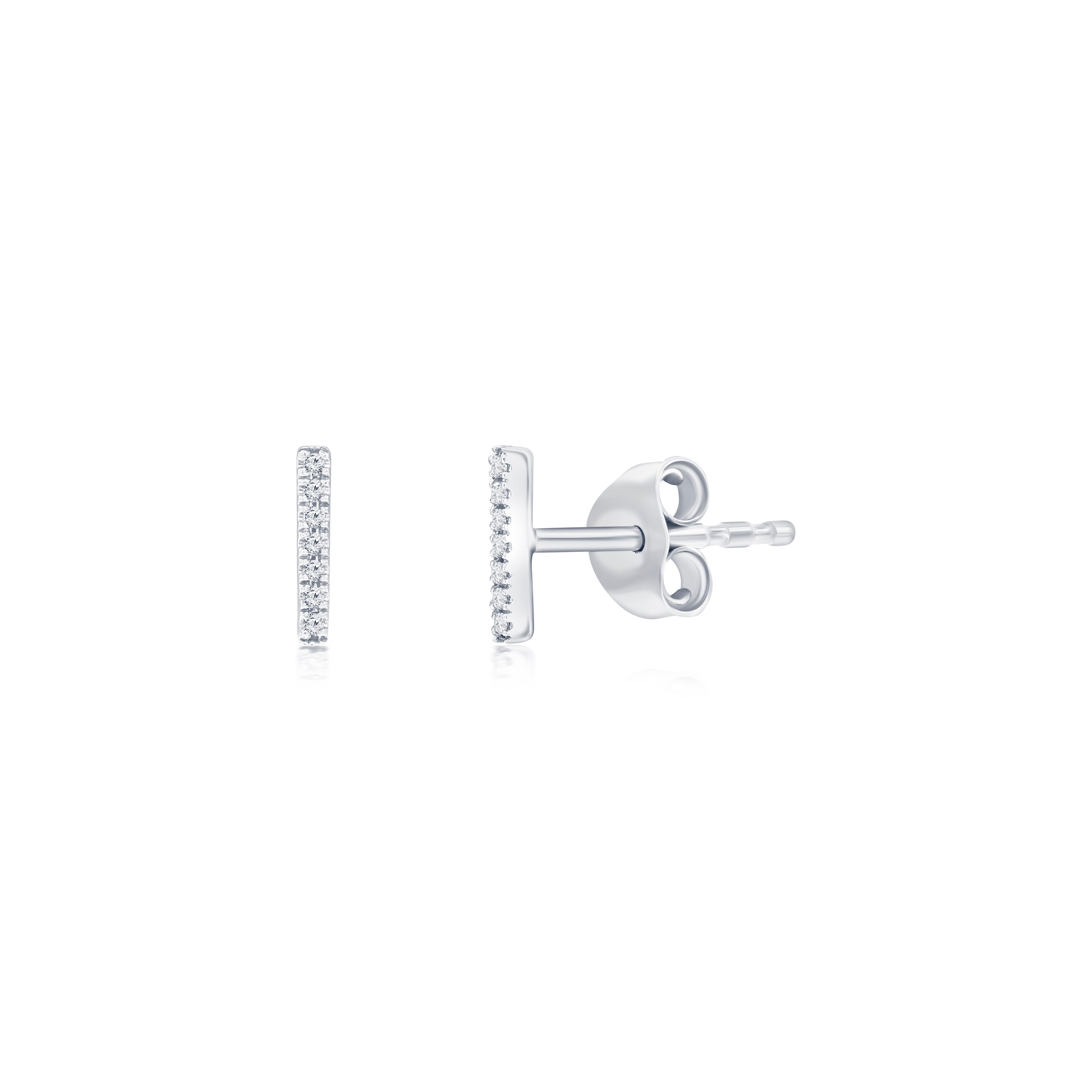 VERTICAL DIAMOND STUDS, MINI