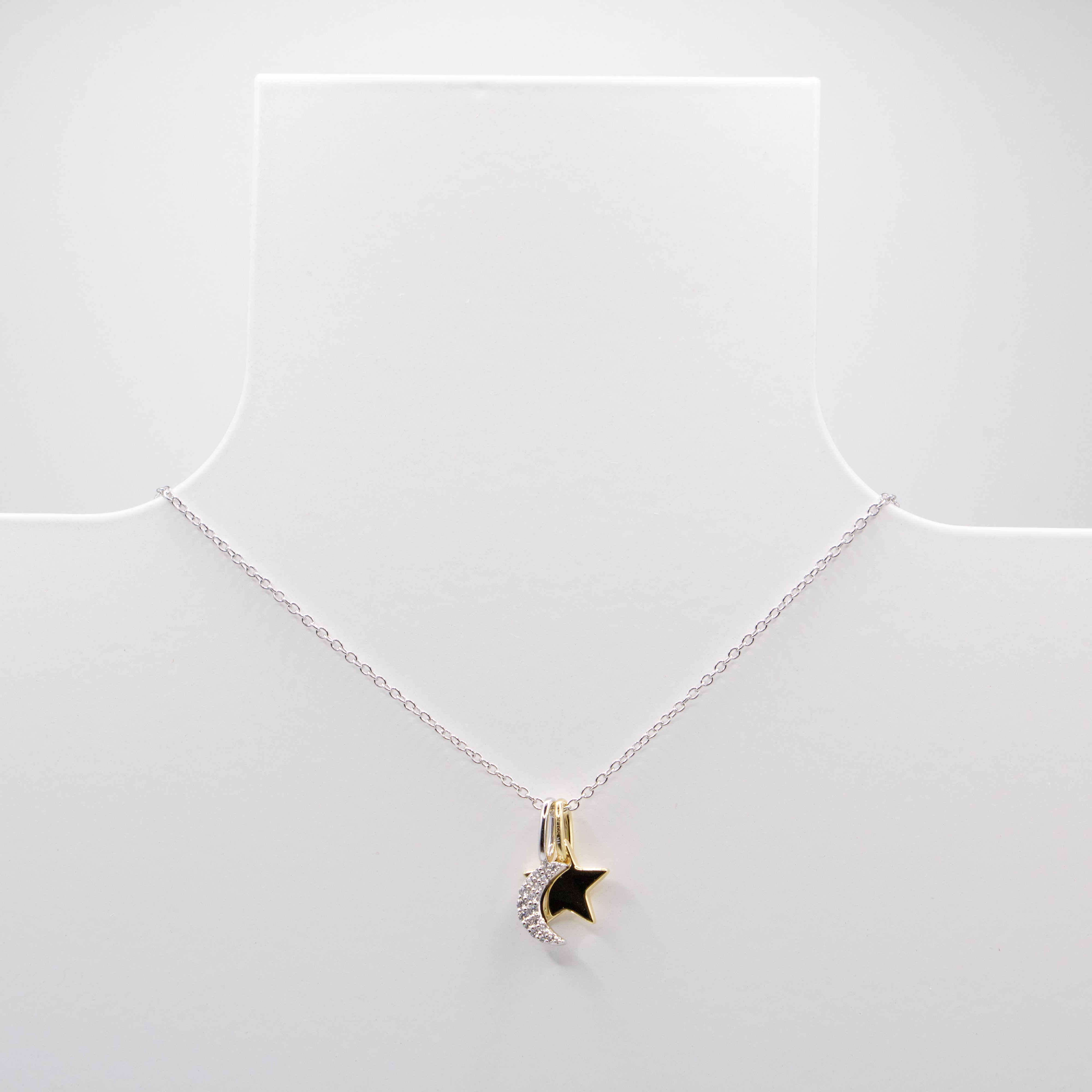 MOON & STAR CHARM NECKLACE