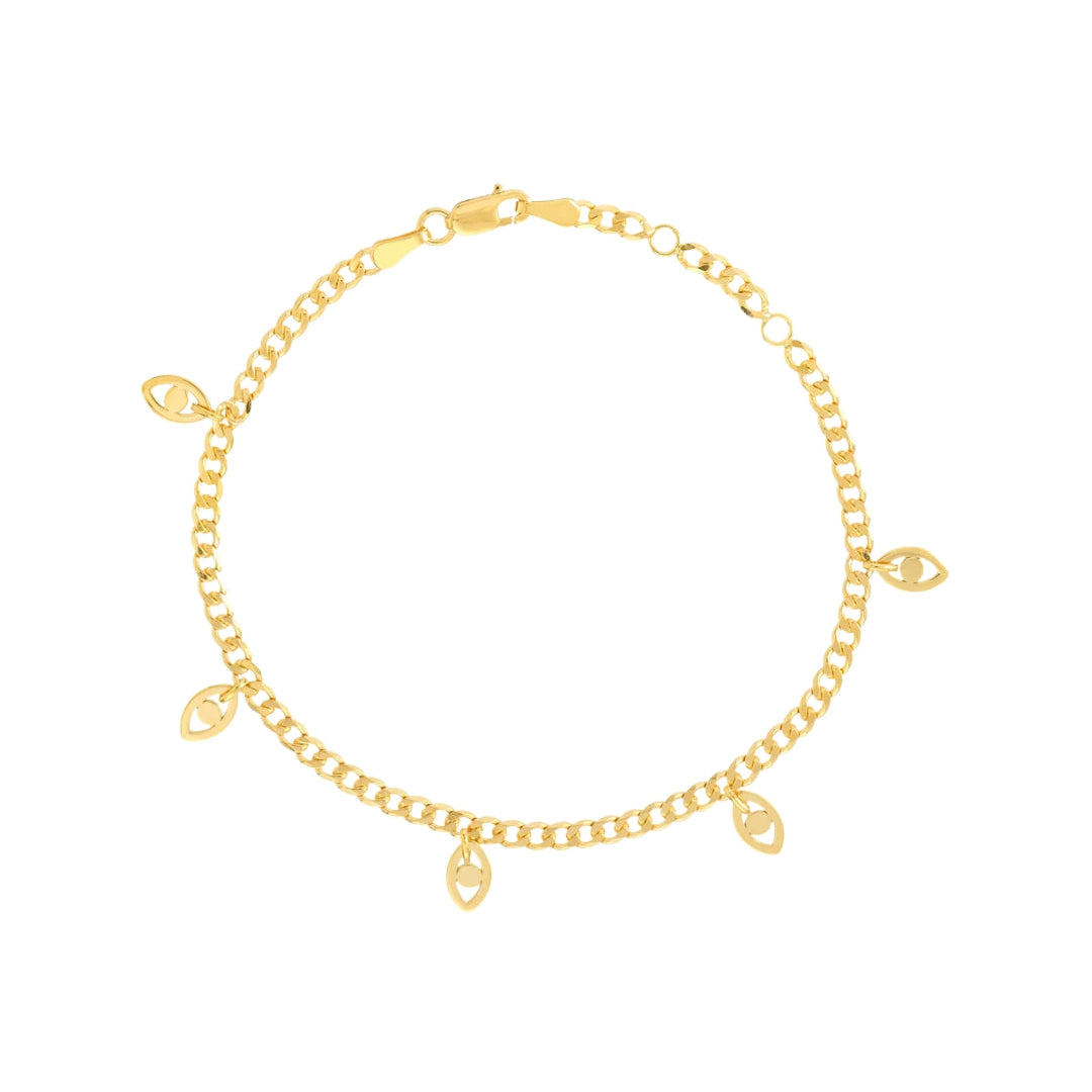 EVIL EYE CURB BRACELET