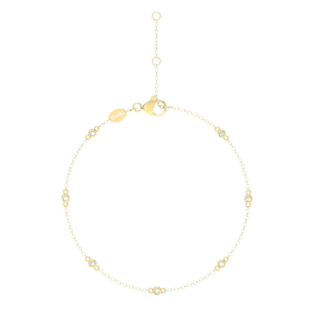 DIAMOND STATION BRACELET