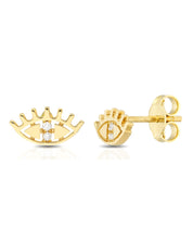 EYE STUD EARRINGS, SMALL