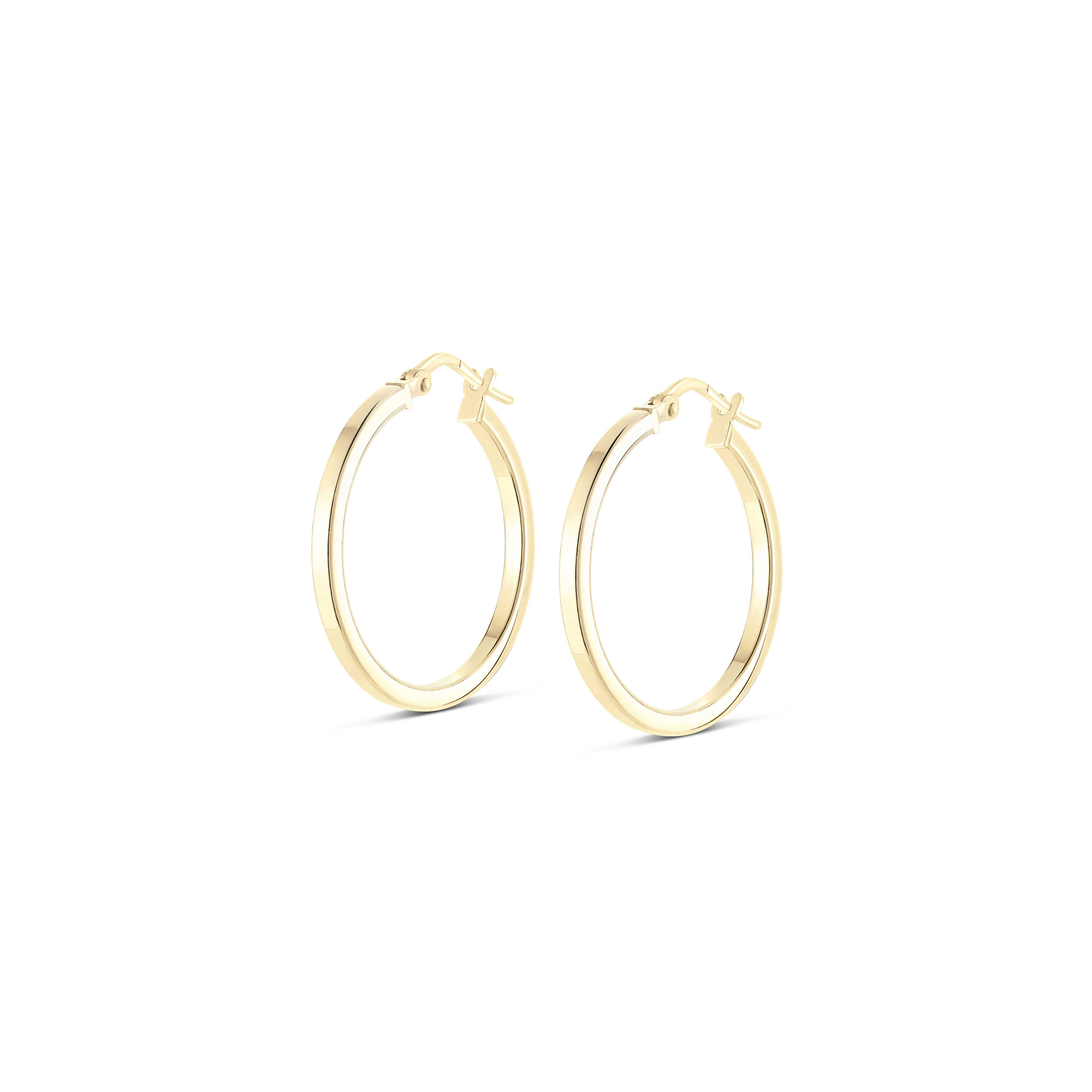 SQUARE-EDGED HOOPS, SMALL