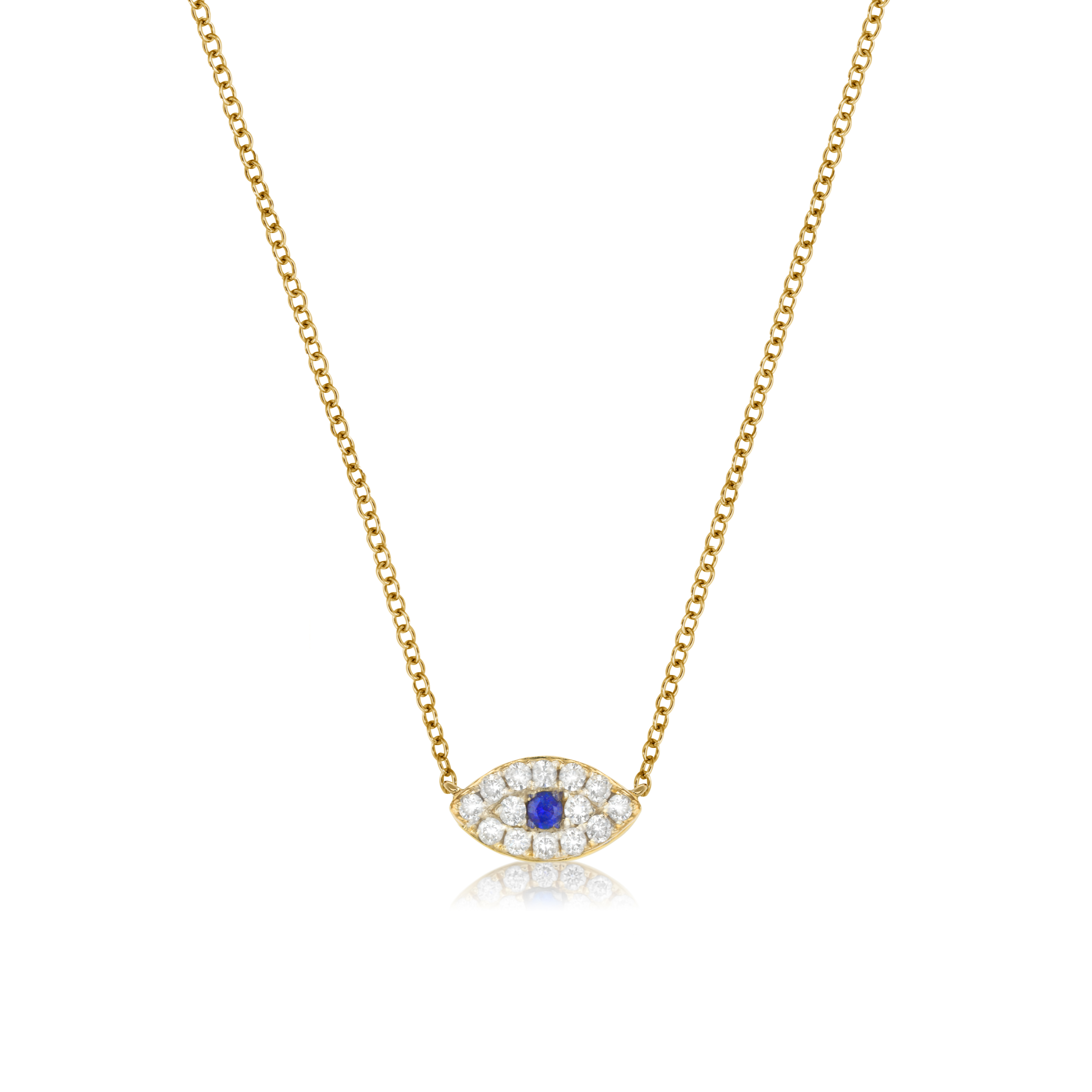 SAPPHIRE EYE NAZAR NECKLACE