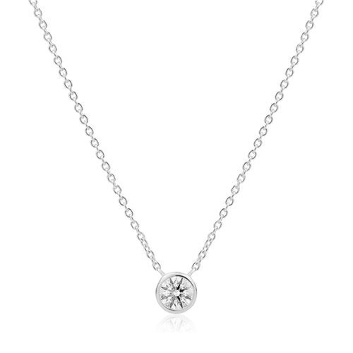 CLASSIC SINGLE STONE NECKLACE