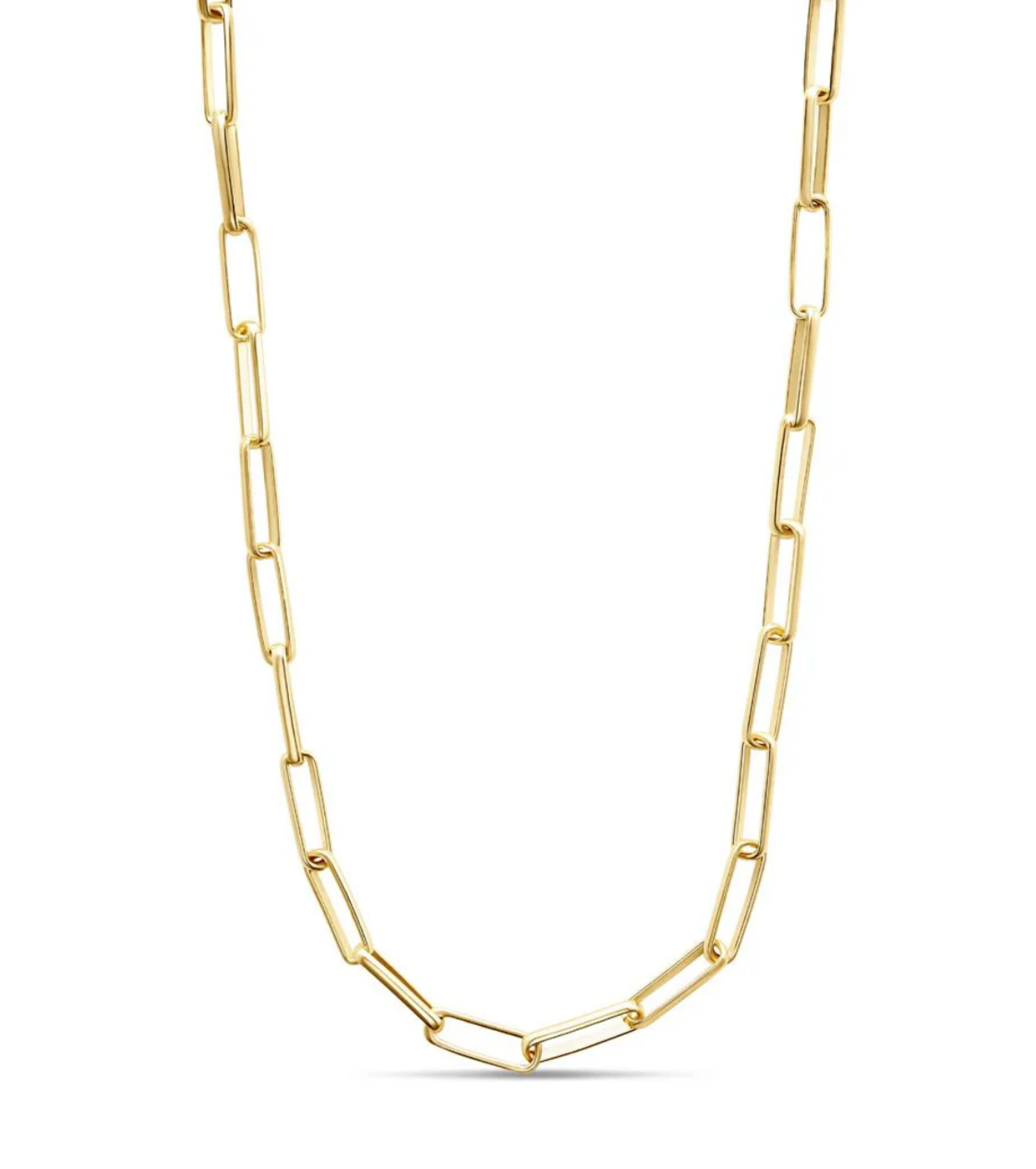 PAPER CLIP CHAIN NECKLACE