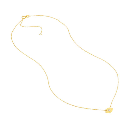 Mini Diamond Evil Eye Necklace