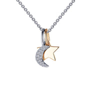 MOON & STAR CHARM NECKLACE