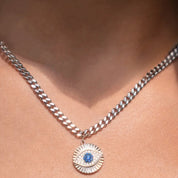 EYE MEDALLION NECKLACE